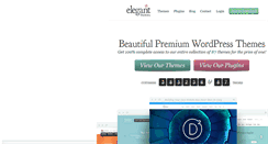 Desktop Screenshot of elegntthemes.com