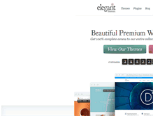 Tablet Screenshot of elegntthemes.com